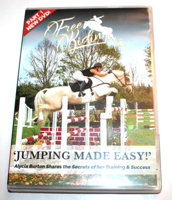 Free Riding NZ Jumping Made Easy Part One DVD Alycia Burton Horse Training 
