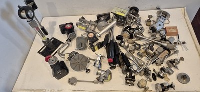 Estate Lot Camera Tripod Accessories Parts Atlas Headmaster Velbon Graflex