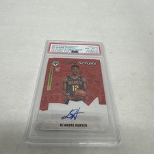 2019 Panini Mosaic #RSDAH RC De'Andre Hunter Rookie Scripts Auto PSA Auto 10