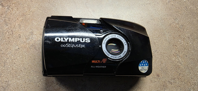 海外モデル OLYMPUS μ[mju:]-II Style Epic Olympus Stylus Epic MJU II 35mm Point and Shoot BLACK Film Camera