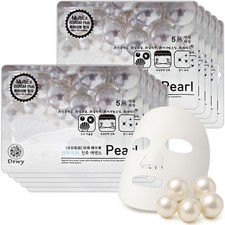 Pearl Korean Face Mask Sheet Pack Facial Mask Whitening Skin Care Best 10pcs