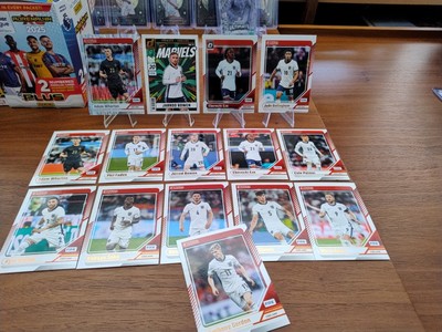 Donruss England FIFA 24-25 Konvolut x15 keine doppelten Netz Marvel, Optik, Base (603)