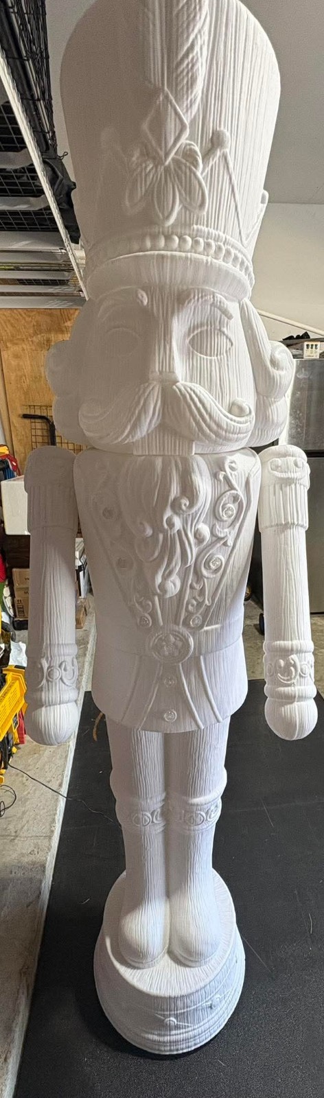 6ft Giant Nutcracker Light Up Blow Mold Animated Christmas DIY Paint Yourself