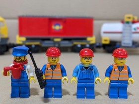 [RARE SET] LEGO City 7939 RC Cargo Train Retired 2010 w/ Manual Box