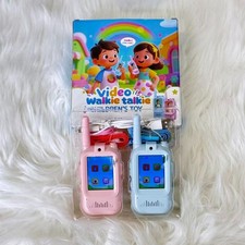 2-Pack Rechargeable Video Walkie Talkies Perfect Gift for Kids Ages 3-12