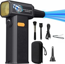 Electric Air Duster 150000RPM Cordless Compressed Air Duster Stepless Adjustable
