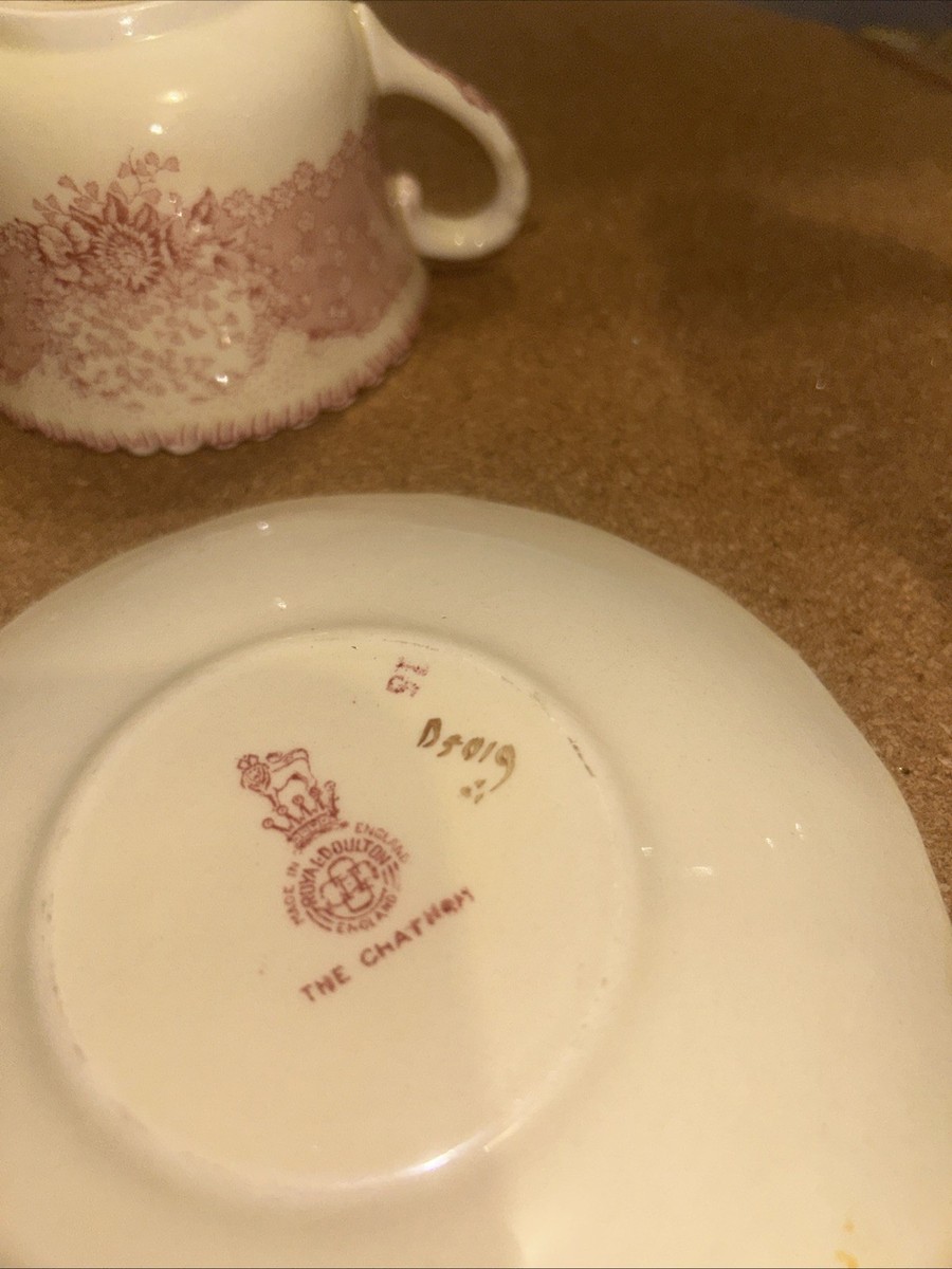 Rare (1930's) Royal Doulton, B5019 The Chatham 1 Cup & 1 Saucer