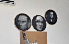 Custom String Art Portrait from Photo | Handmade Black Thread Art on MDF 60cm |