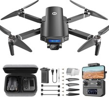 GPS Drone with 4K UHD Camera for Adults Beginner; HS360S 249g Foldable FPV RC Qu