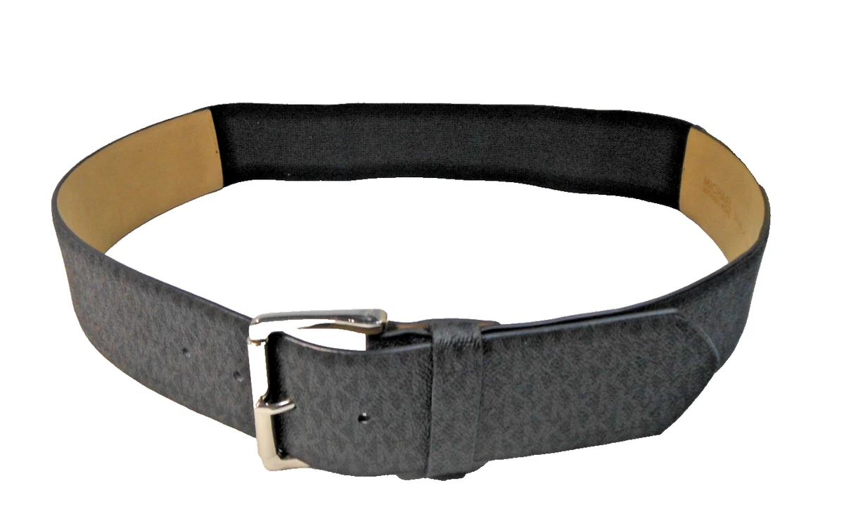 ? Michael Kors NWT Women’s O-ring Suede leather Michael Kors MK Black belt Michael Kors Reversible Black/Tan Two Tone MK Circle Logo  main image 3
