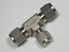 1- Swagelok Stainless Steel Reducing Tee Union, 3/8" x 3/8" x 1/4", SS-600-3-6-4