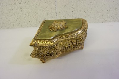 Vintage Sankyo Grand Piano Music Jewelry Box Wind Up Japan Clear w