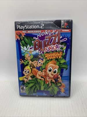 New Buzz Junior: Jungle Party (Sony PlayStation 2, 2007) Tears In Plastic Seepic