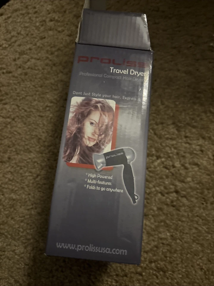 NUEVO - Secador de pelo de viaje con mango plegable Proliss - 3 ajustes de calor Foto 2 de 4