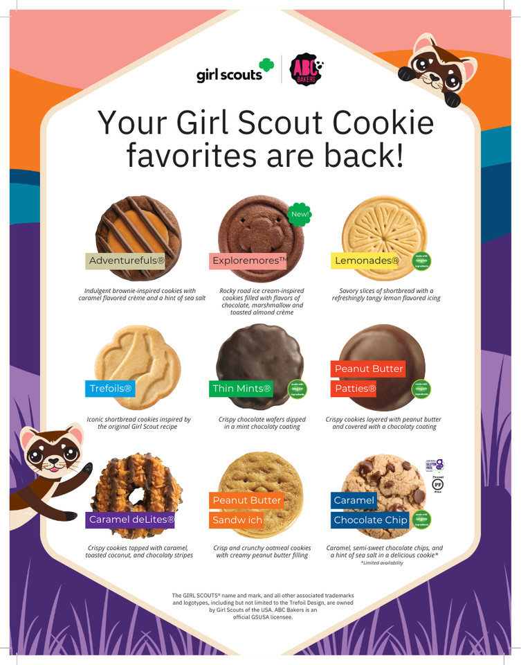 2026 Girl Scout Cookies - All Flavors Available!