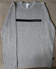    Calvin Klein Jeans Mens Sweatshirt Size Medium Gray Black