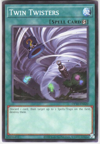 Twin Twisters OP12-EN002 YuGiOh OTS Tournament Pack 12 card