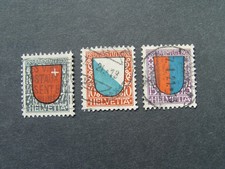Schweiz 1920 Pro Juventute MiNr. 153-155 Satz gest. Michel: 90,00