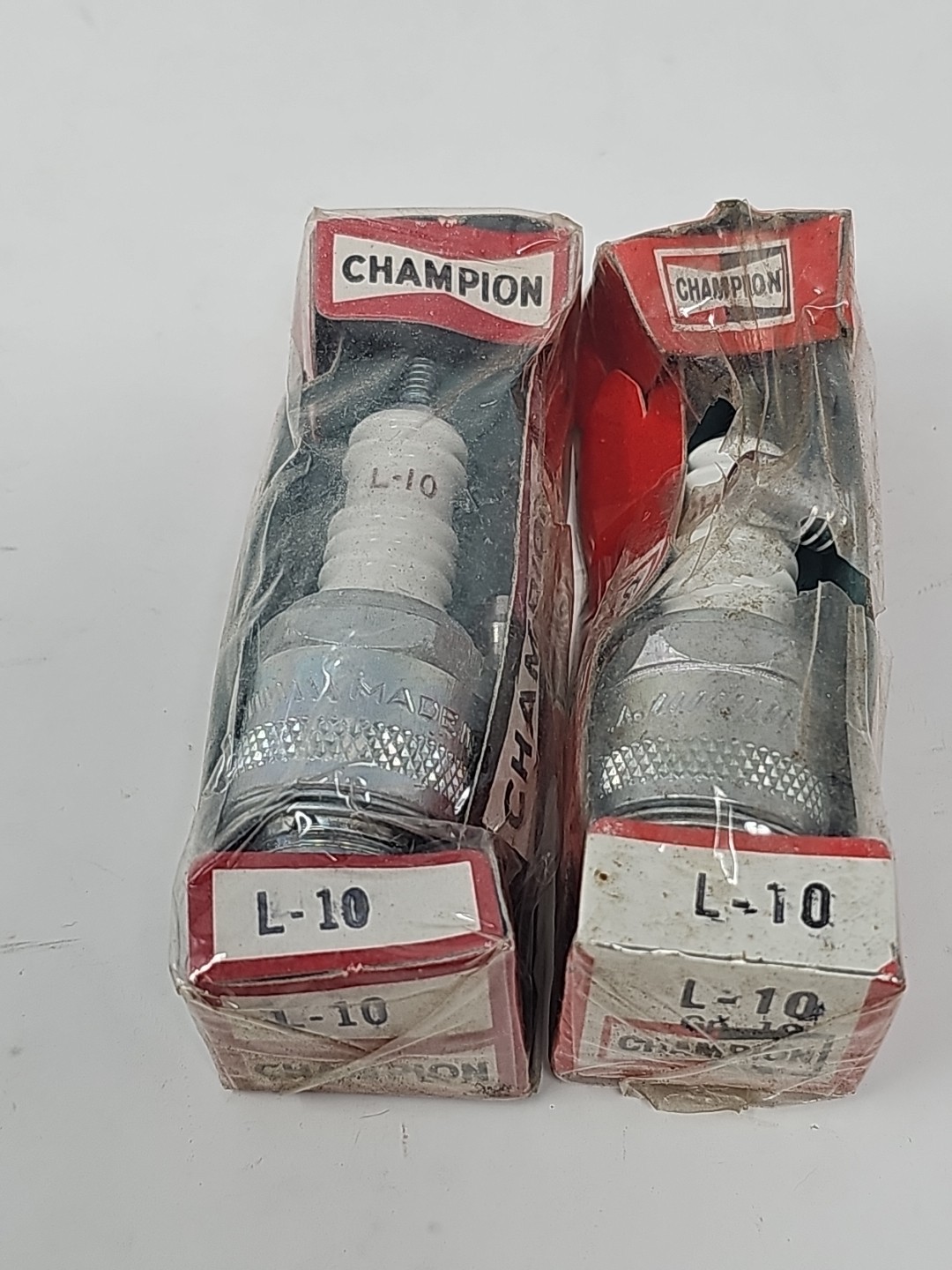 Champion pack of 2 #L-10 L10 Spark Plug