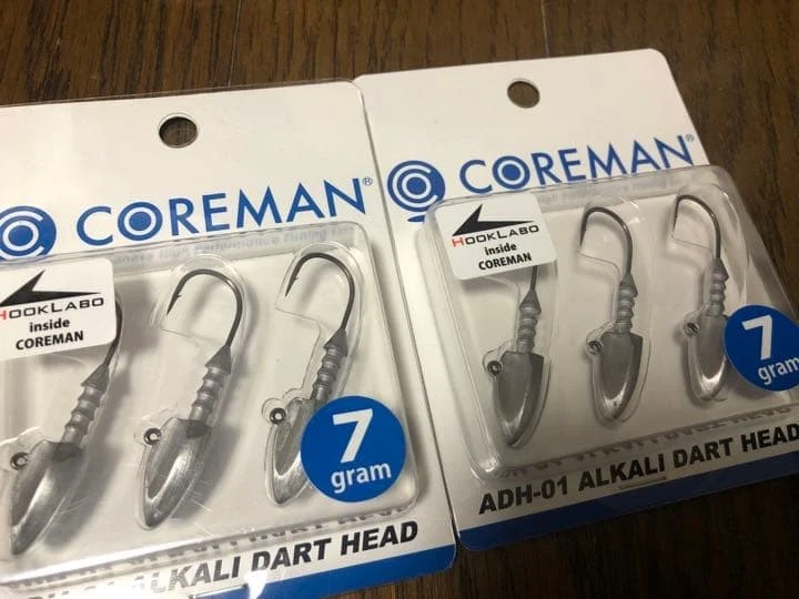 Coreman Alkali Dartkopf Power Head Jigkopf Silber Gold Pulver 2467g - Bild 2 von 4