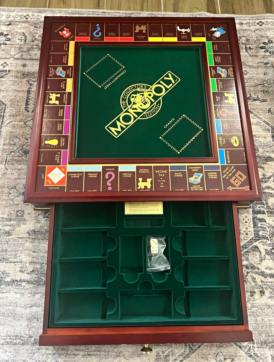 Franklin Mint 1991 Monopoly Contemporary Manufacture Board
