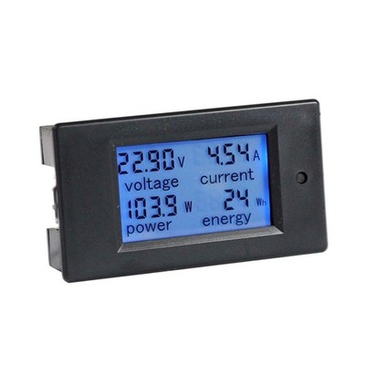 Digital LCD Ammeter Voltmeter 6.5-100V 0-20A