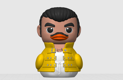 Freddie Mercury Duck Jeep Duck Singer Duck