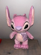 Disney Baby 15 Inch Angel Lilo & Stitch Plush with Scarf Crinkle Feet Toy