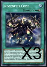 3x Regenesis Code ALIN-EN060 1ST NM YUGIOH SR YUGIOH