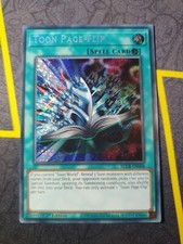 Toon Page-Flip - BLCR-EN068 - Secret Rare - 1st Edition - YuGiOh