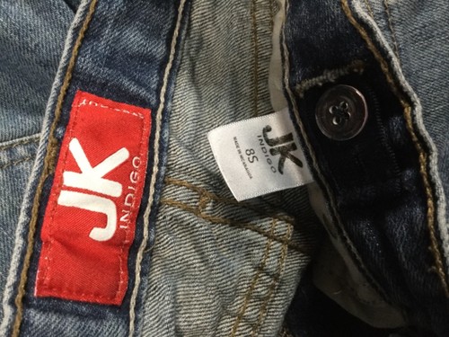 JK Indigo Boys Jeans Size 8 S Straight Blue Denim Button Adjust Elastic Waist 19 - Picture 7 of 7