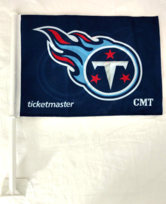 NFL Football Tennessee Titans Flag Window Sports Titan Up Car Truck Licensed
