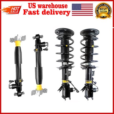 For Full Set Lincoln MKZ Front Rear Shock Struts Assys Electric GAS DOHC 2013