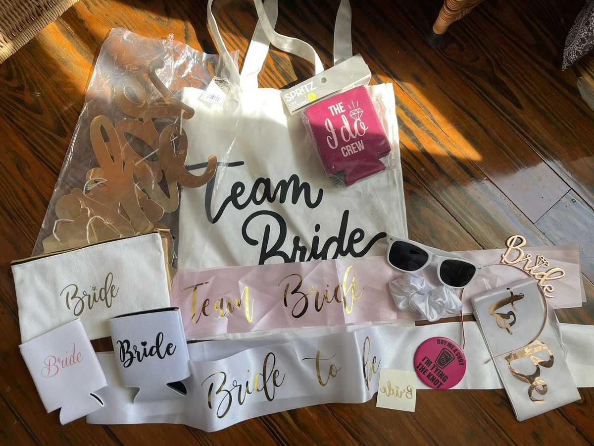 Team Bride Variety Gift Bag Set for Bachelorette Party Bridal Shower Bride  To Be