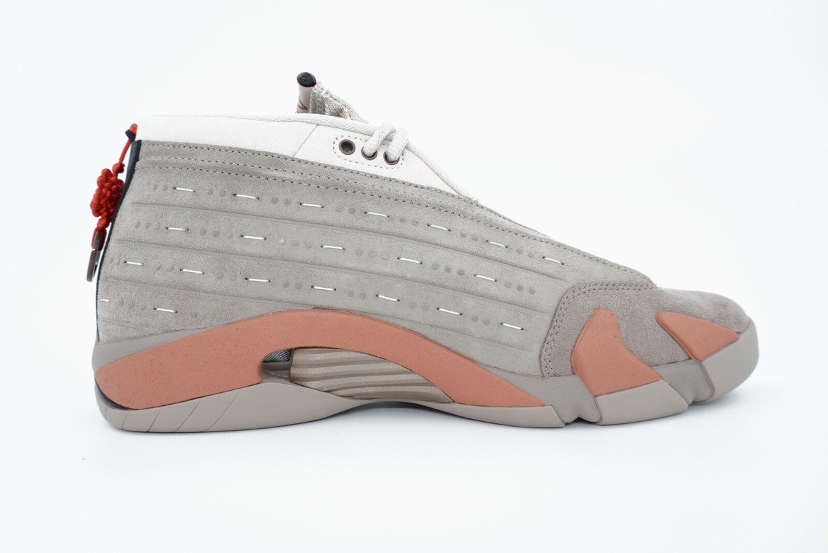 Air Jordan Retro 14 Low SP Clot Terra Terracotta Blush Size 11