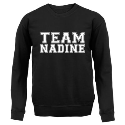 Team Nadine - Adult Hoodie / Sweater - Gig Pop 2024 Tour Coyle Girls Singer