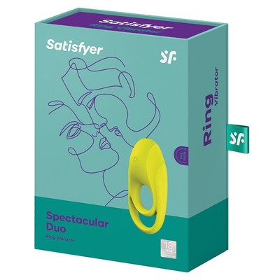 Satisfyer Spectacular Duo Ring V*brator - Lime Green