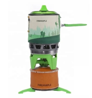 Feuerahorn X3 Jetboil Stil Tragbar Wandern Camping Kochen Herd + Gratis Spork