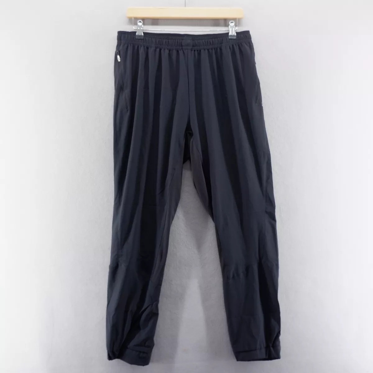 Buy Men Polyester Slim-Fit Gym Track Pants - Navy Online | Decathlon