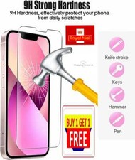 Gorilla Tempered Glass For New iPhone 16 15 14 13 Pro 12 11 17 Screen Protector