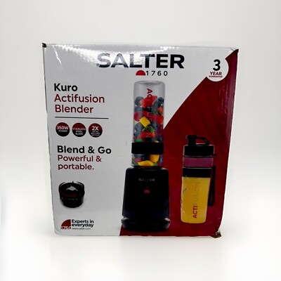 Salter Deluxe Mixer Set 240V 1,5L 3 Geschwindigkeiten Mixer - Schwarz (EK4246)