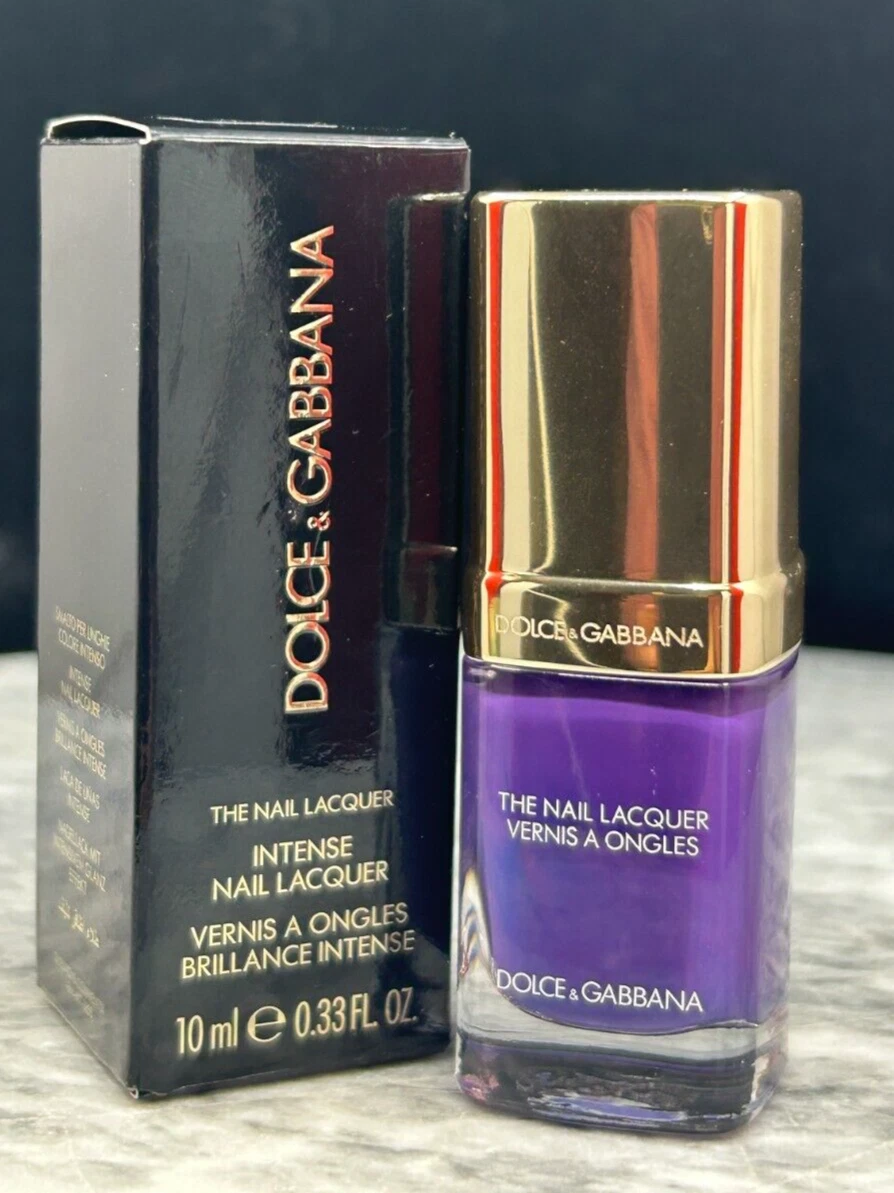 DOLCE & GABBANA The Nail Lacquer INTENSE - 10ml/0.33oz #325 VIOLET - NIB