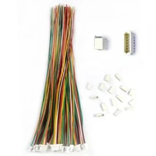 for 15 Sets JST SH 1.0mm 6 Pin Male Connector and 28AWG Female Connector Plug...