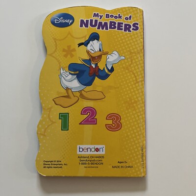 Disney Board Books, My Book Of Numbers 1 2 3 GREAT | eBay