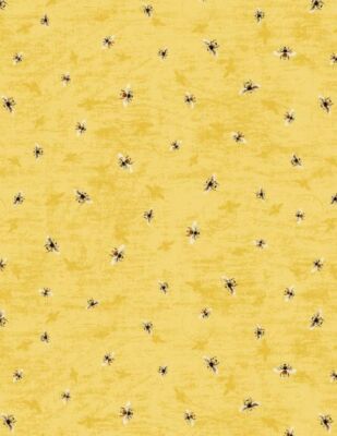Sundance Meadow By Wilmington Prints - Yellow Bees  #33850-595