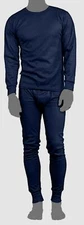 $40 Galaxy by Harvic Men's Blue Underwear Classic Thermal Base Layer Set L