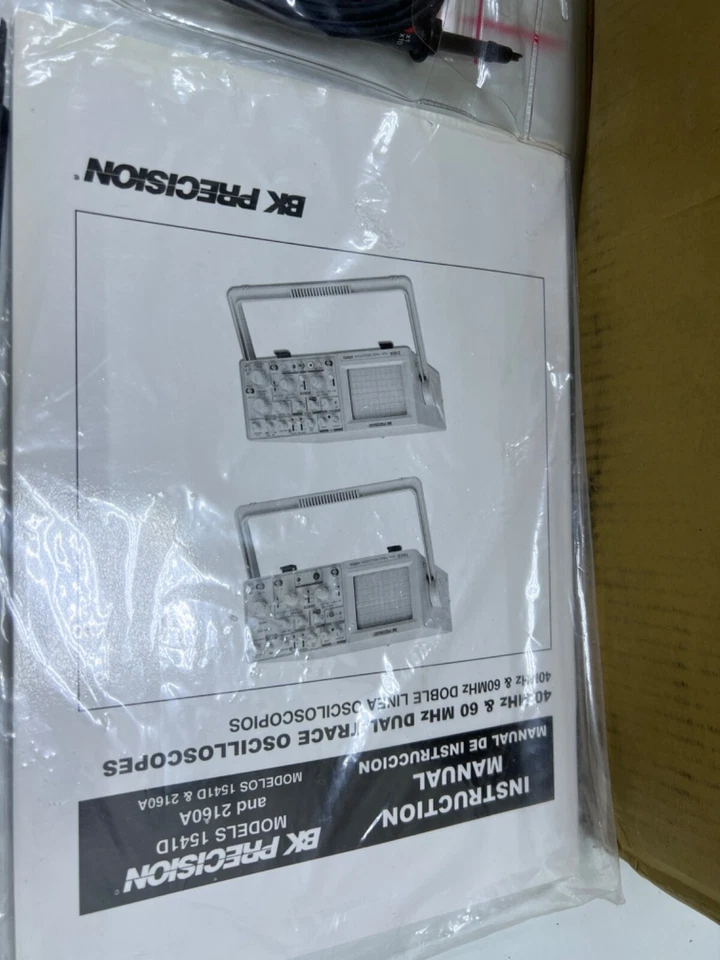B&K Precision 2160A - 60 MHz Dual Trace Oscilloscope - Image 4 of 4