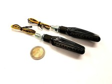 LED Mini Indicatore Carbonio Nero, Contrassegno E, Qualità Top 1 Paio