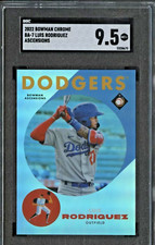 LUIS RODRIGUEZ 2022 BOWMAN CHROME ASCENSIONS BASEBALL CARD GRADED SGC 9.5