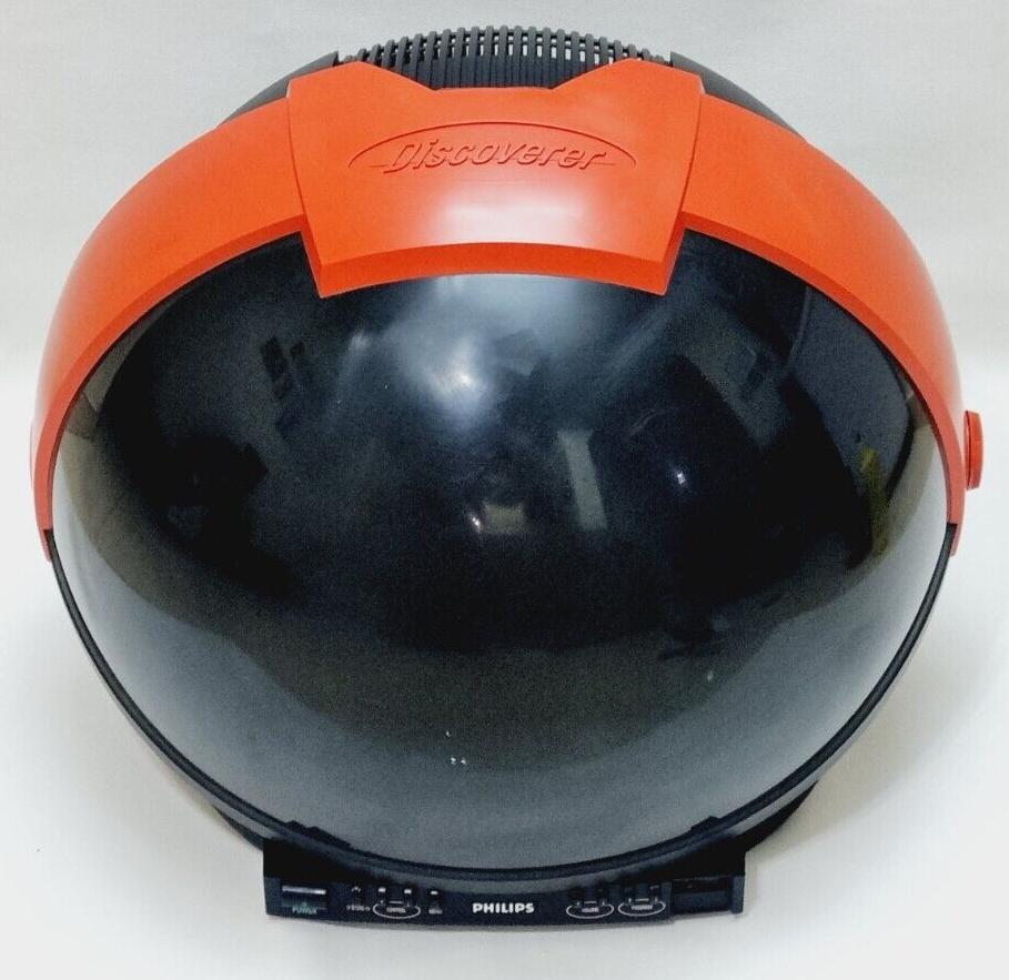 Vintage Philips Discoverer Helmet TV Retro Gaming Television Vintage Philips Discoverer Helmet TV Retro Gaming Television
